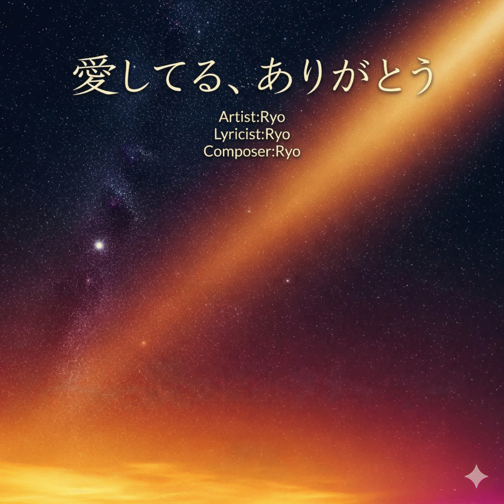 愛してる、ありがとう 표지